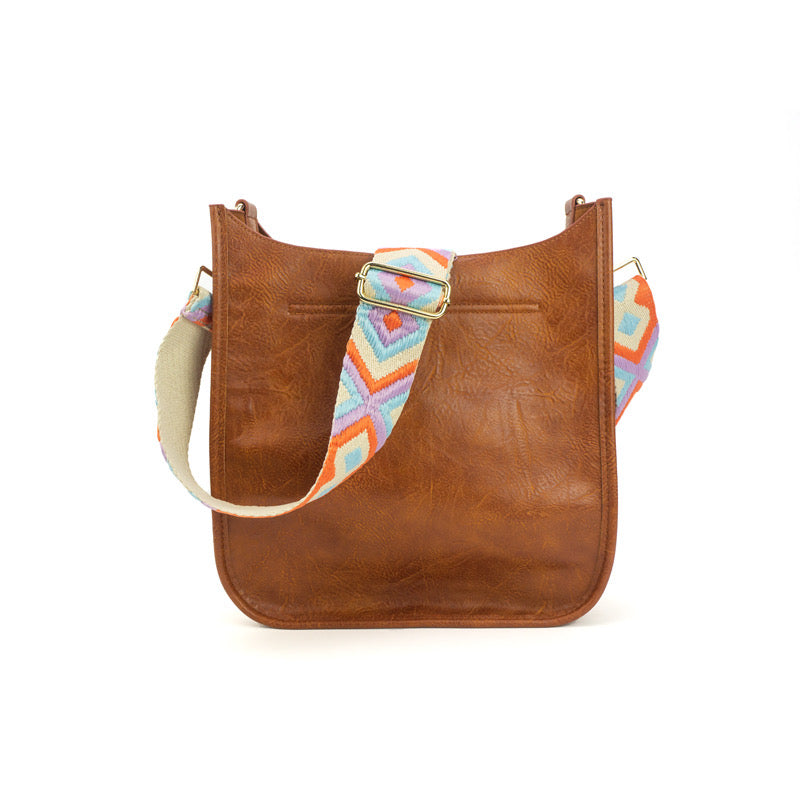 The Sailor Zippered Crossbody Bag (Brown) Pick Your Strap