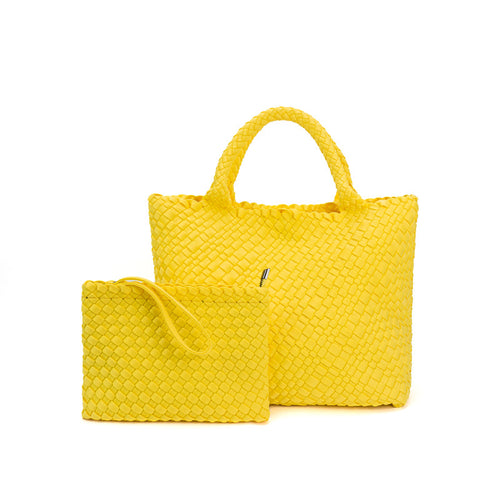 Isabella Medium Hand-woven Leather Tote Bag