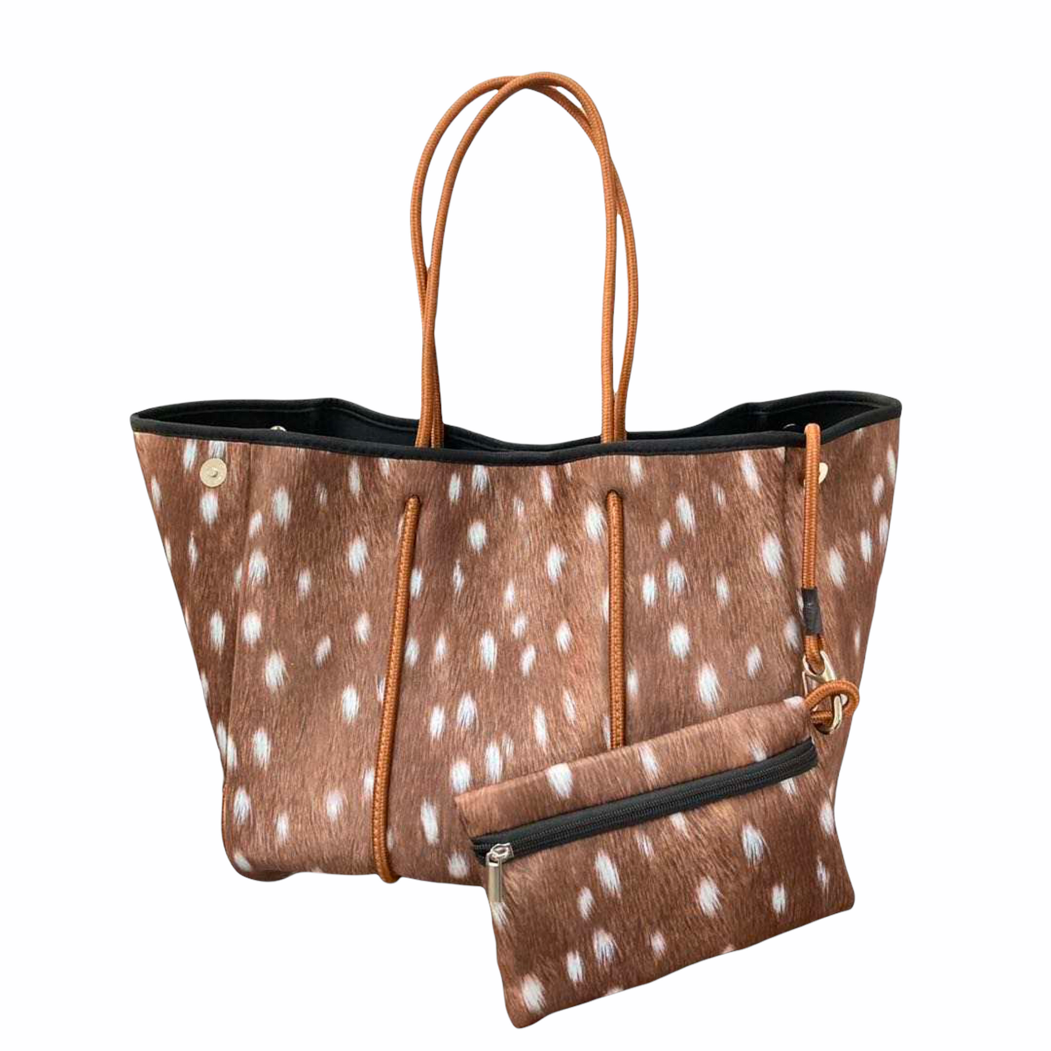 Everyday Tote Bag, Leather Tote - Fawn